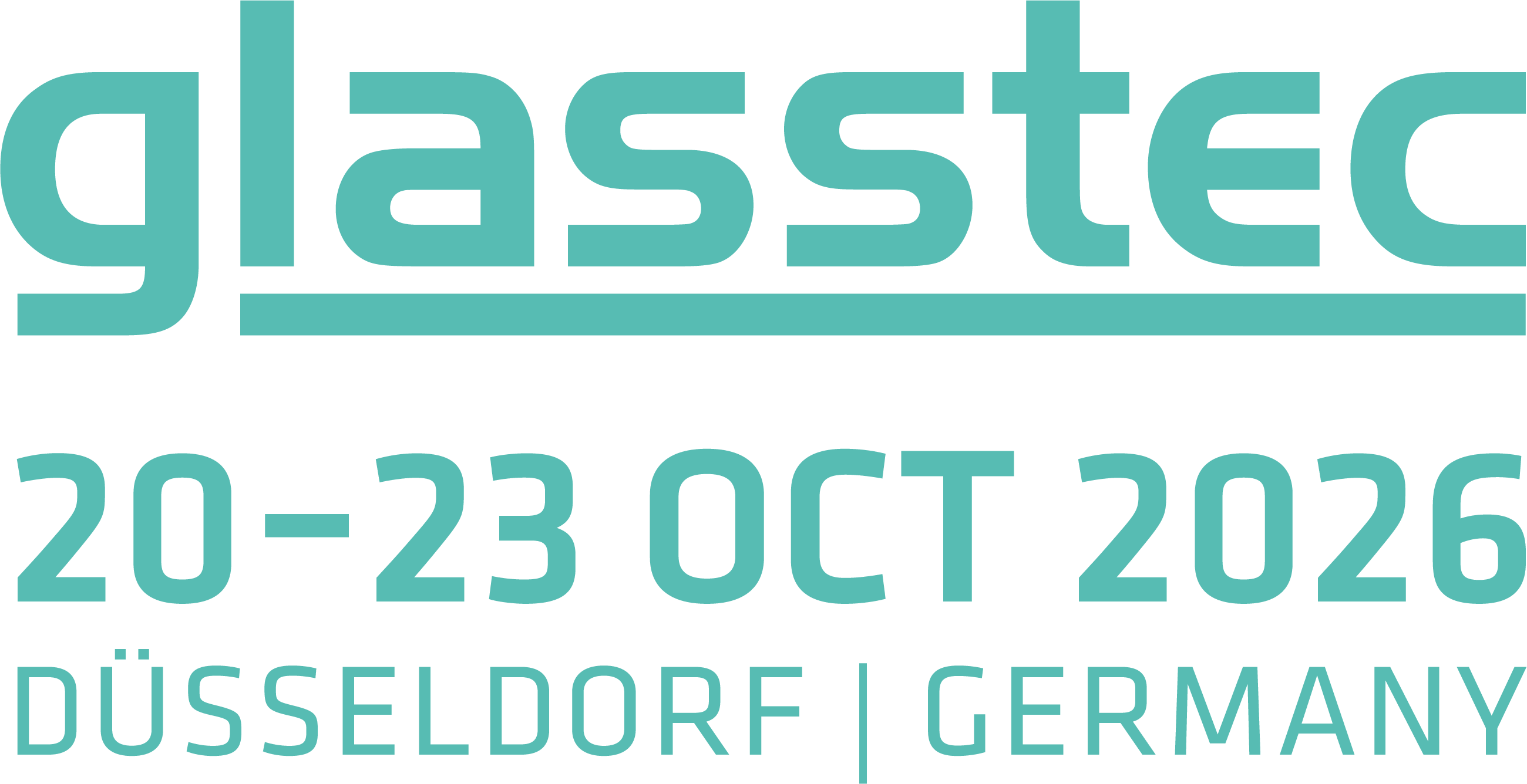glasstec Logo Zusatz RGB
